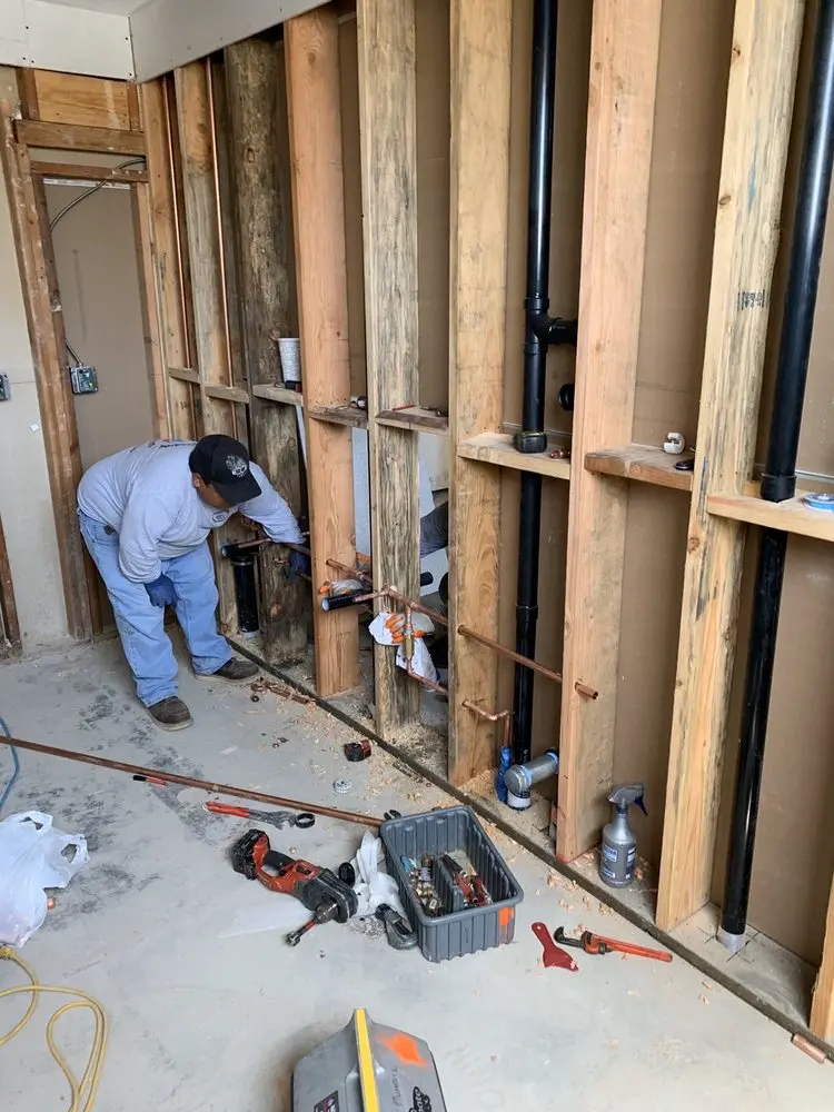 Commercial rough-in plumbing for Water Heater Replacement in Nappanee